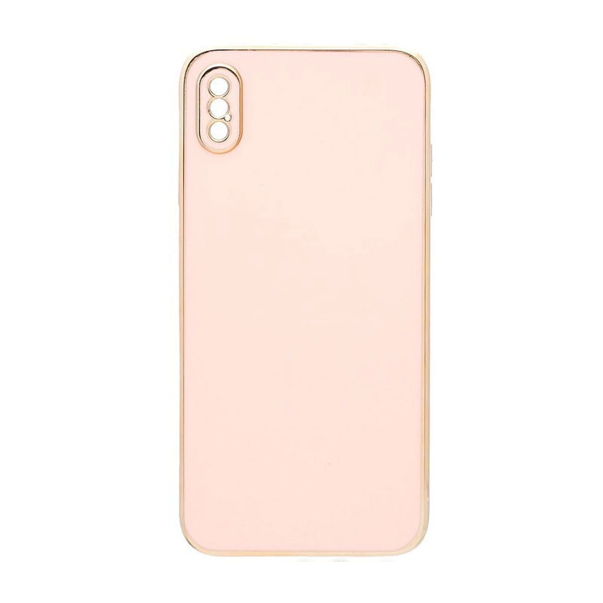 قاب کاور آیفون  iPhone xs max  مدل My case دور طلایی صورتی شفاف