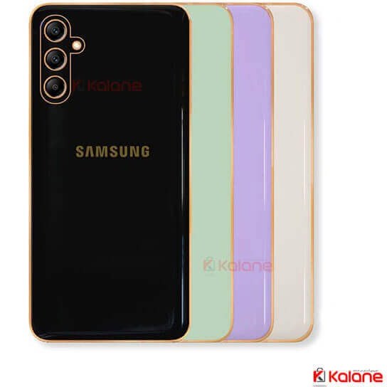قاب گوشی Samsung A14طرح My Caseمحافظ لنزدار اصلی صورتی