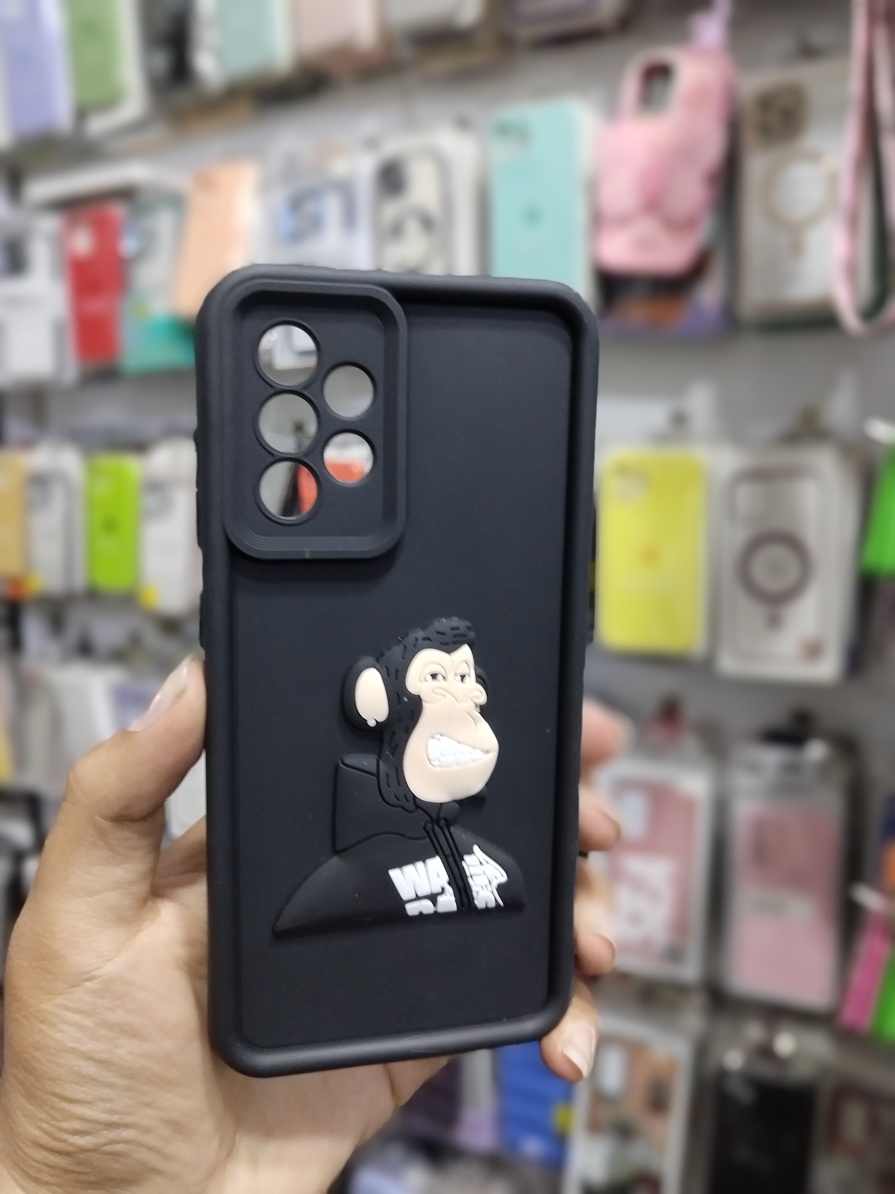 قاب گوشی Galaxy A52/A52s سامسونگ طرح سیلیکونی عروسکی فانتزی برجسته سه بعدی طرح دار