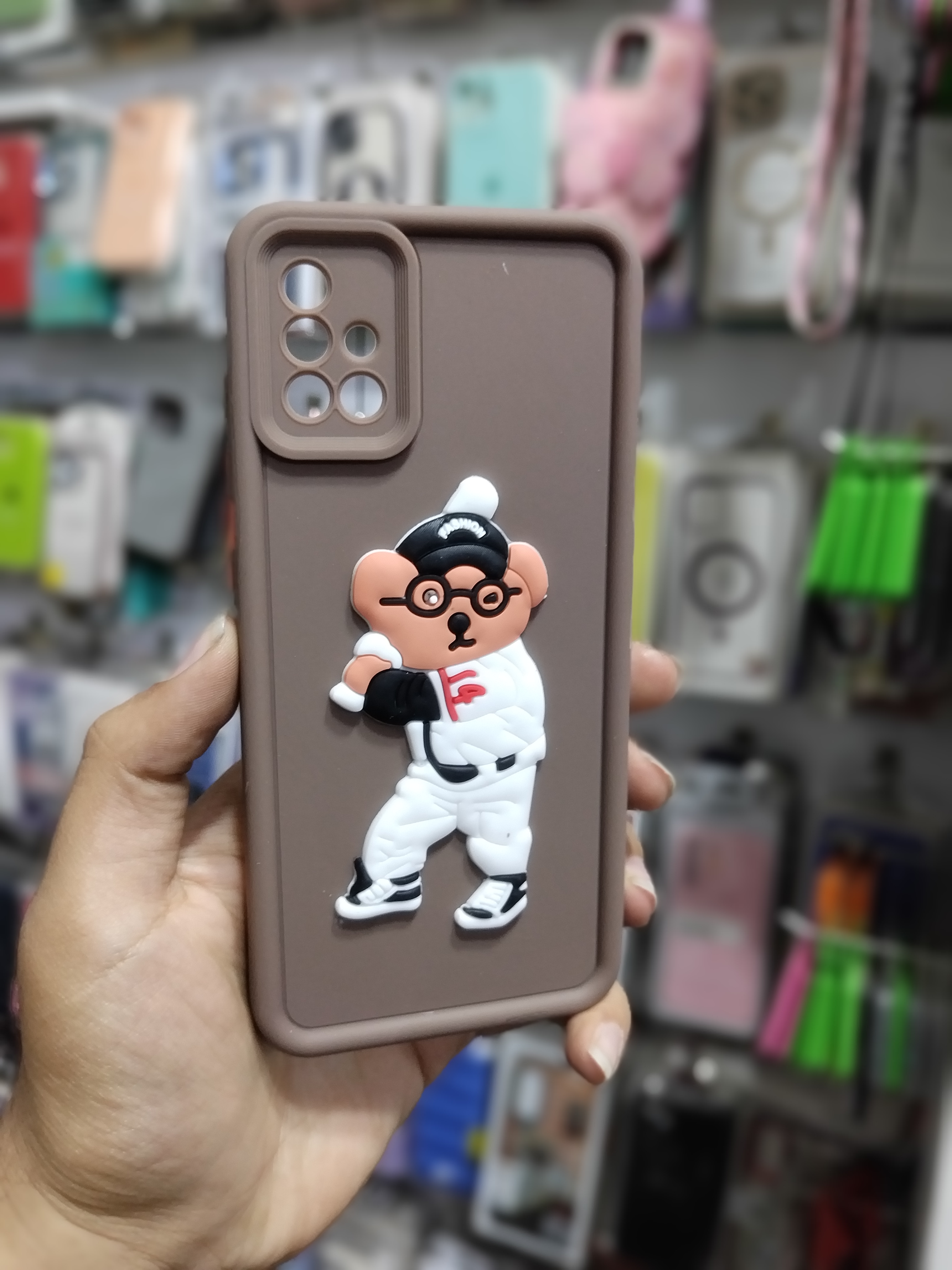 قاب گوشی Galaxy A51 سامسونگ طرح سیلیکونی عروسکی فانتزی برجسته سه بعدی طرح دار