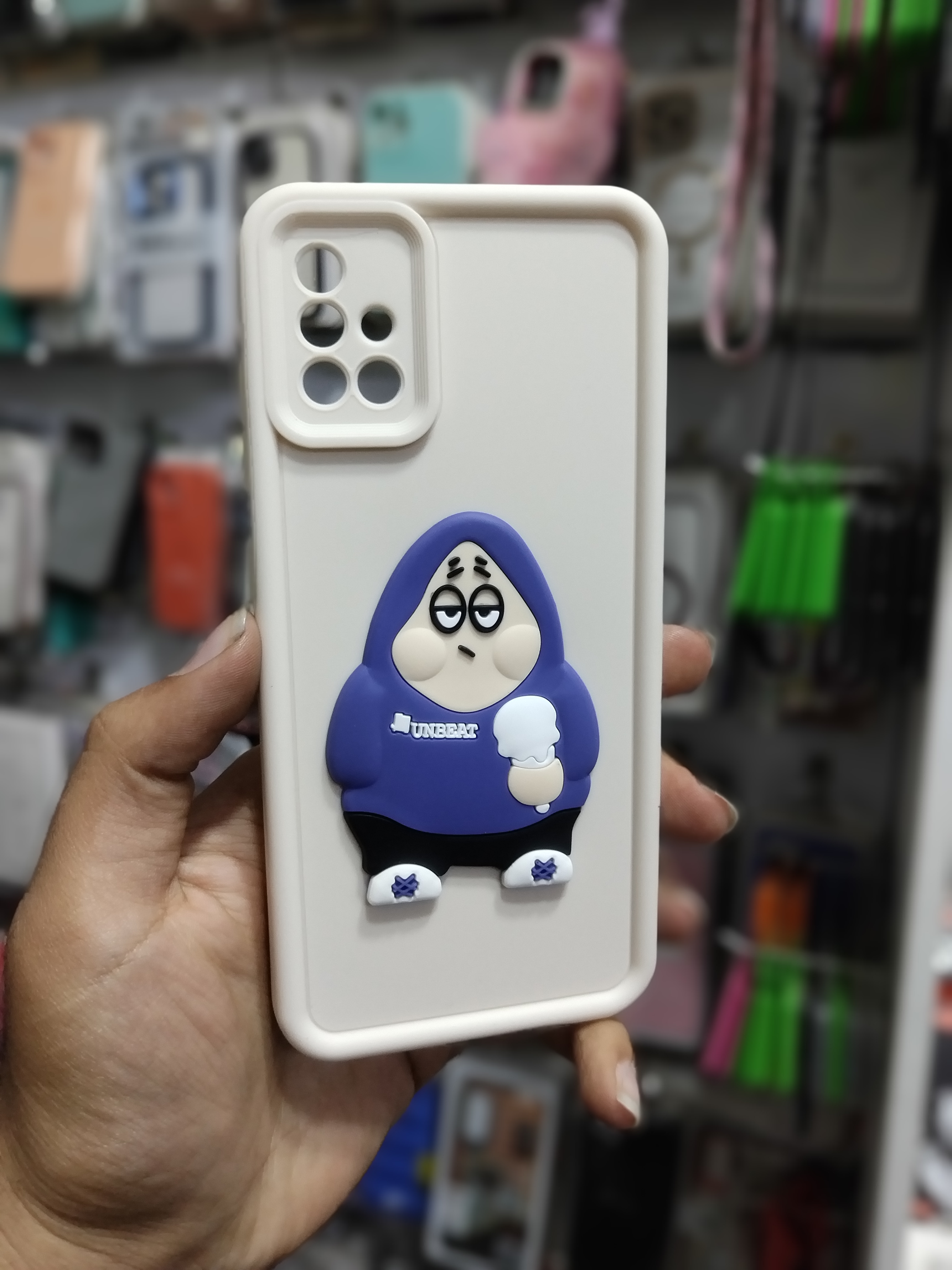 قاب گوشی Galaxy A51 سامسونگ طرح سیلیکونی عروسکی فانتزی برجسته سه بعدی طرح دار
