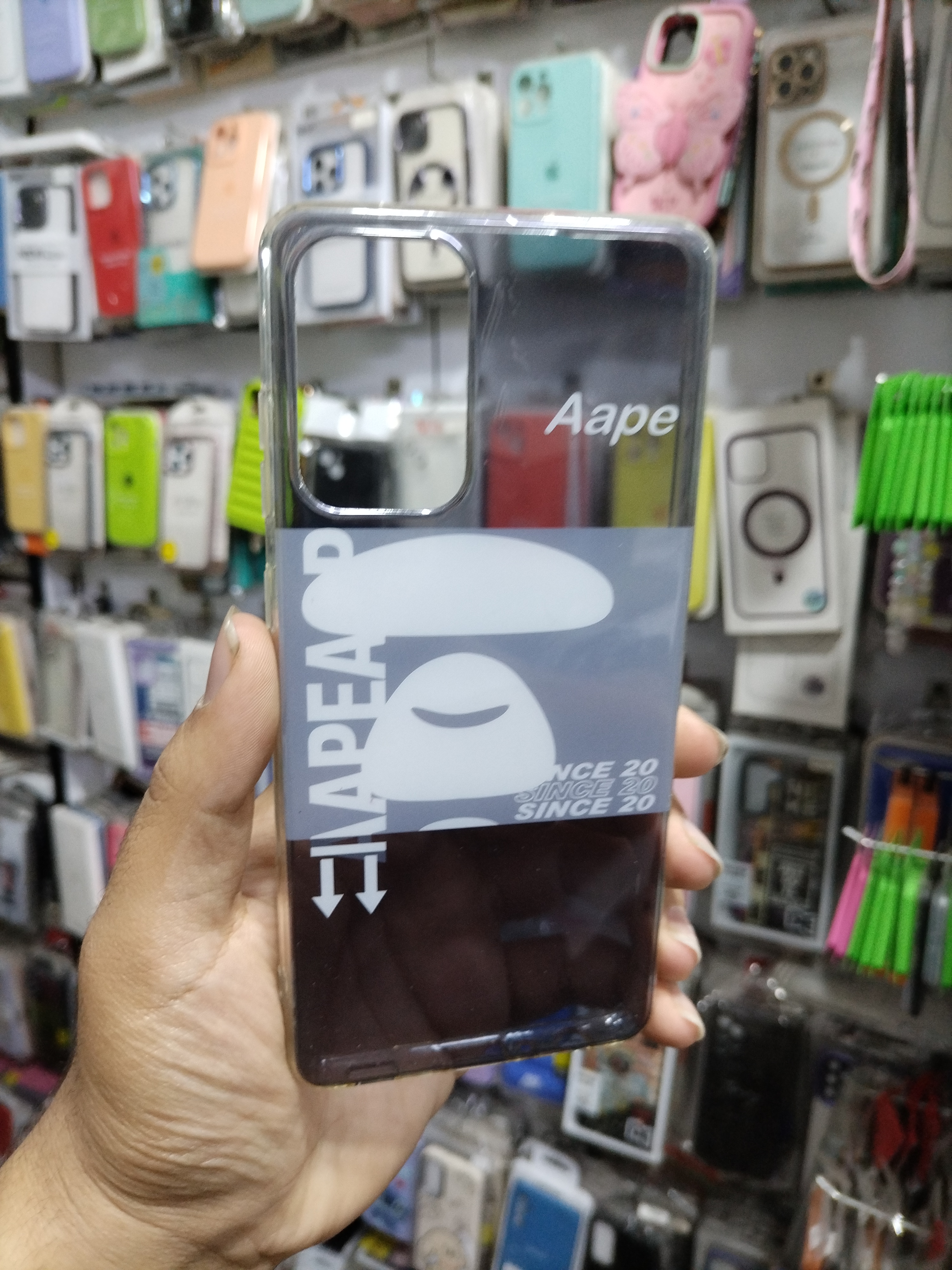 قاب کاور A33 ژله ای طرح دار