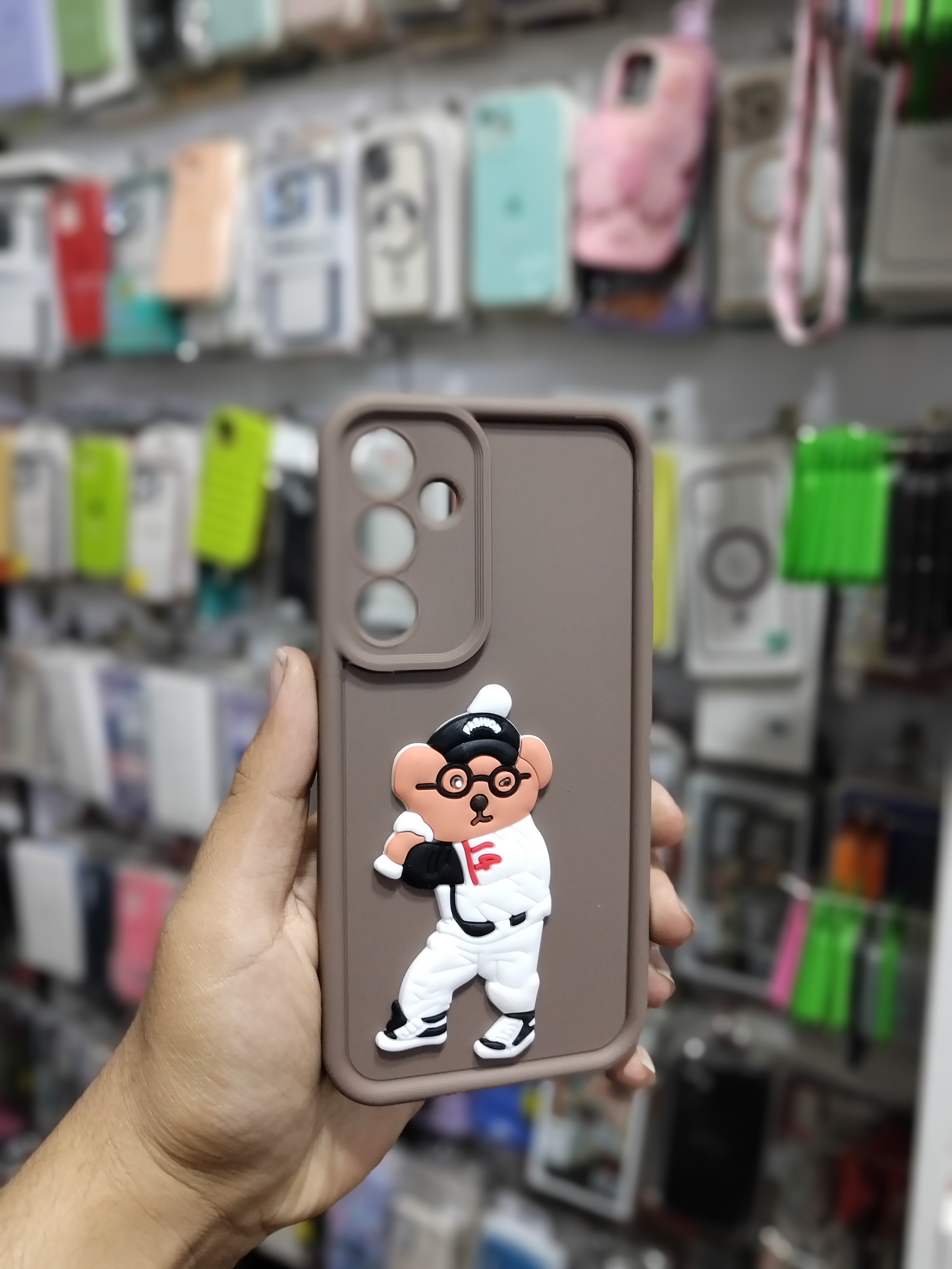 قاب گوشی Galaxy A25/A24/A15 سامسونگ طرح سیلیکونی عروسکی فانتزی برجسته طرح دار