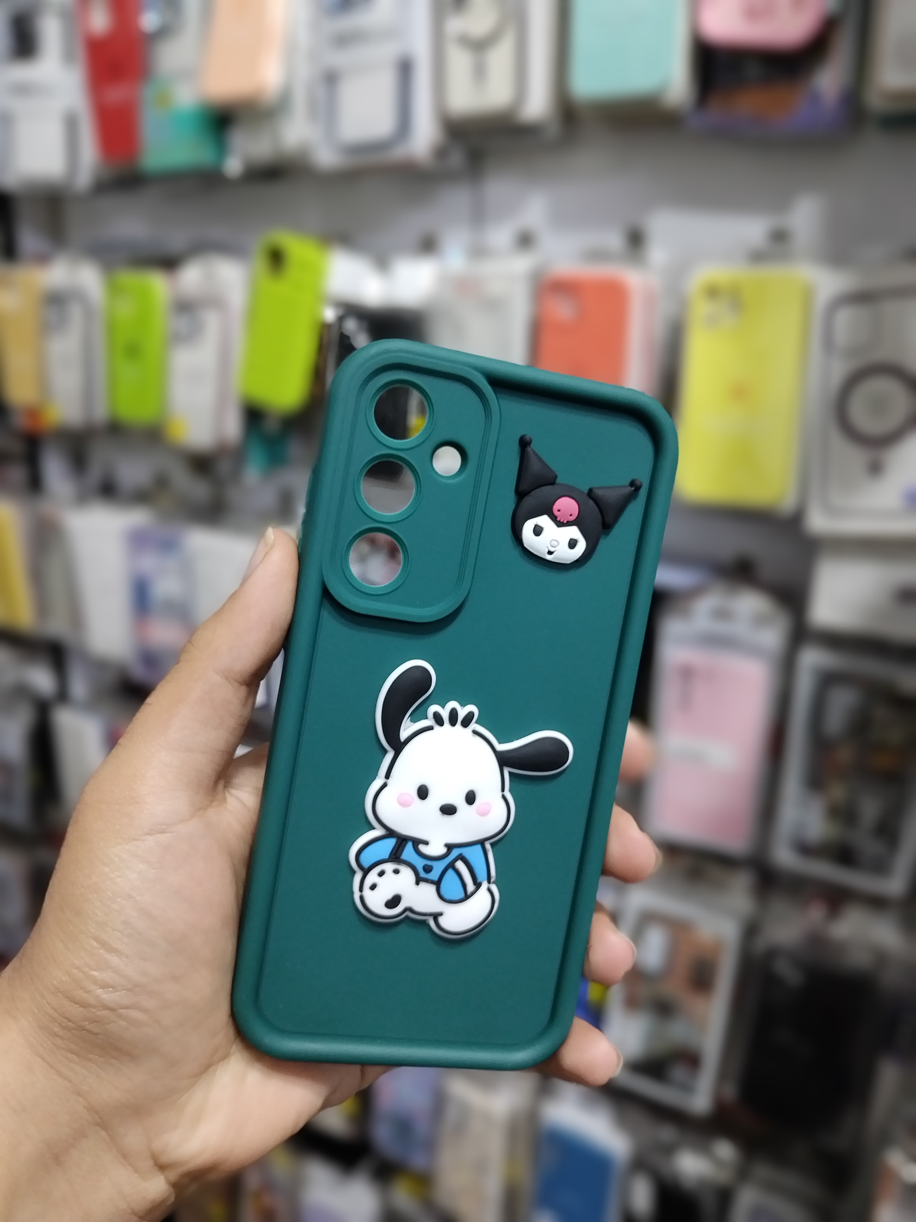 قاب گوشی Galaxy A25/A24/A15 سامسونگ طرح سیلیکونی عروسکی فانتزی برجسته طرح دار