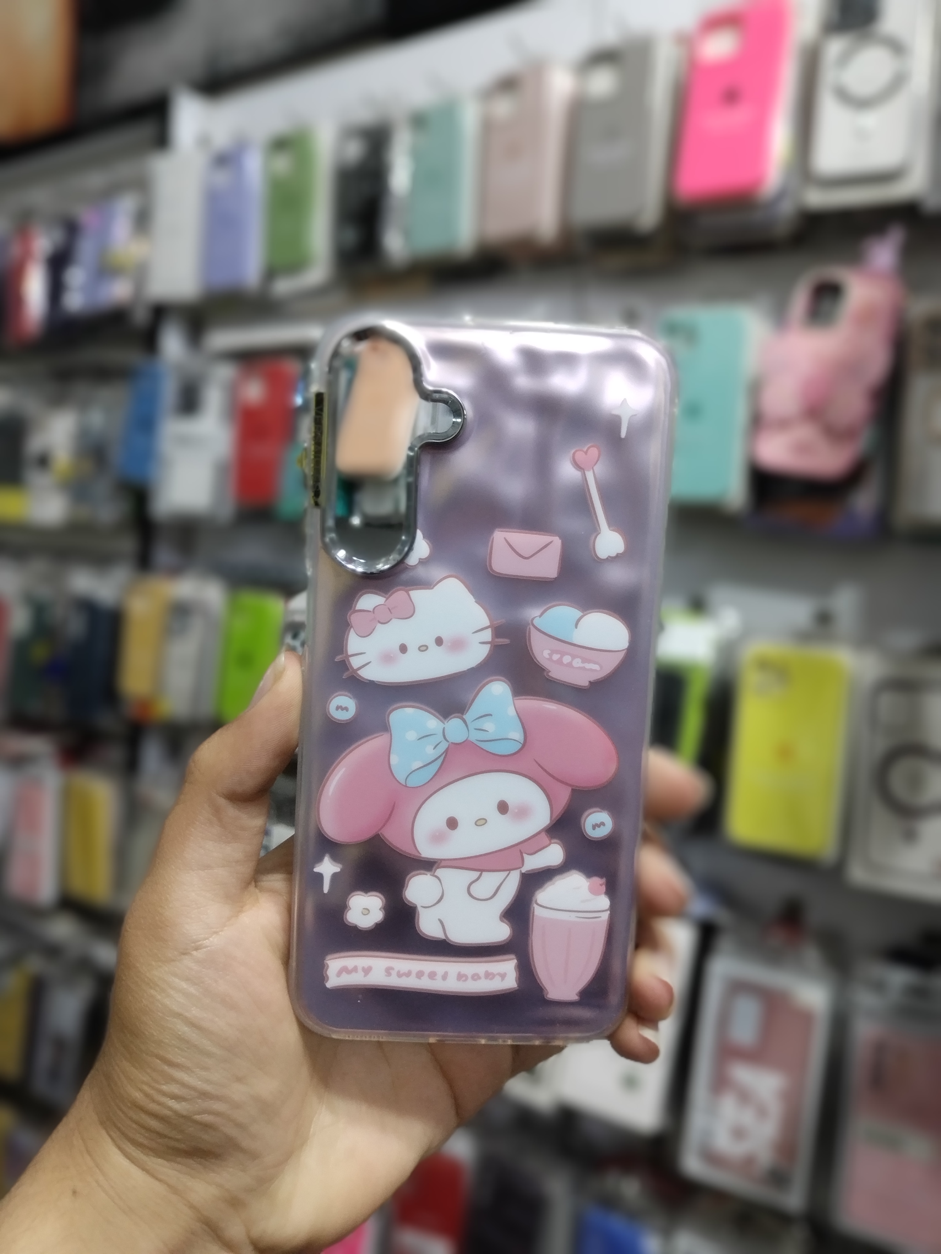 قاب گوشی Galaxy A25/A24/A15 سامسونگ طرح سیلیکونی عروسکی فانتزی برجسته طرح دار