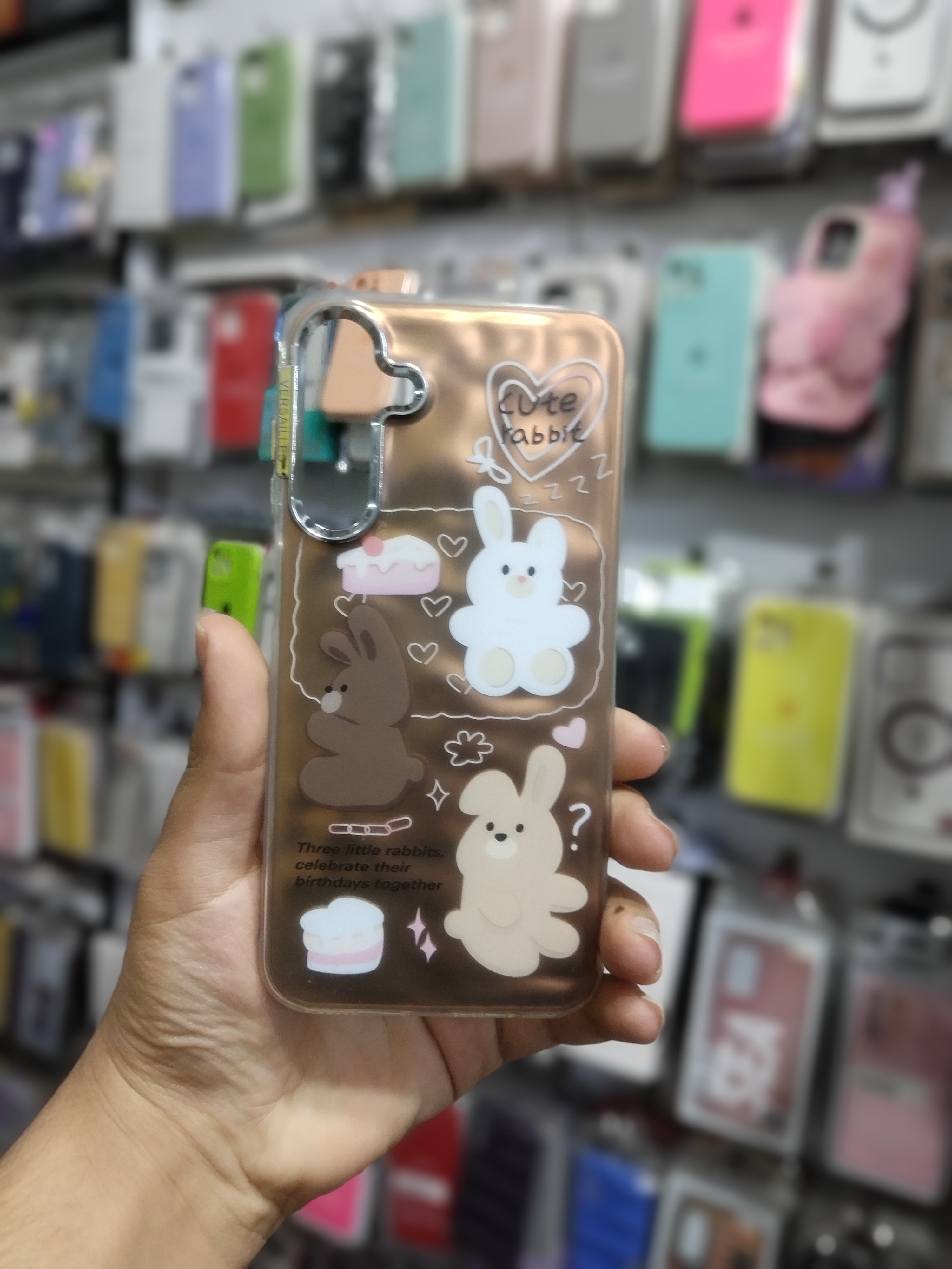 قاب گوشی Galaxy A25/A24/A15 سامسونگ طرح سیلیکونی عروسکی فانتزی برجسته طرح دار