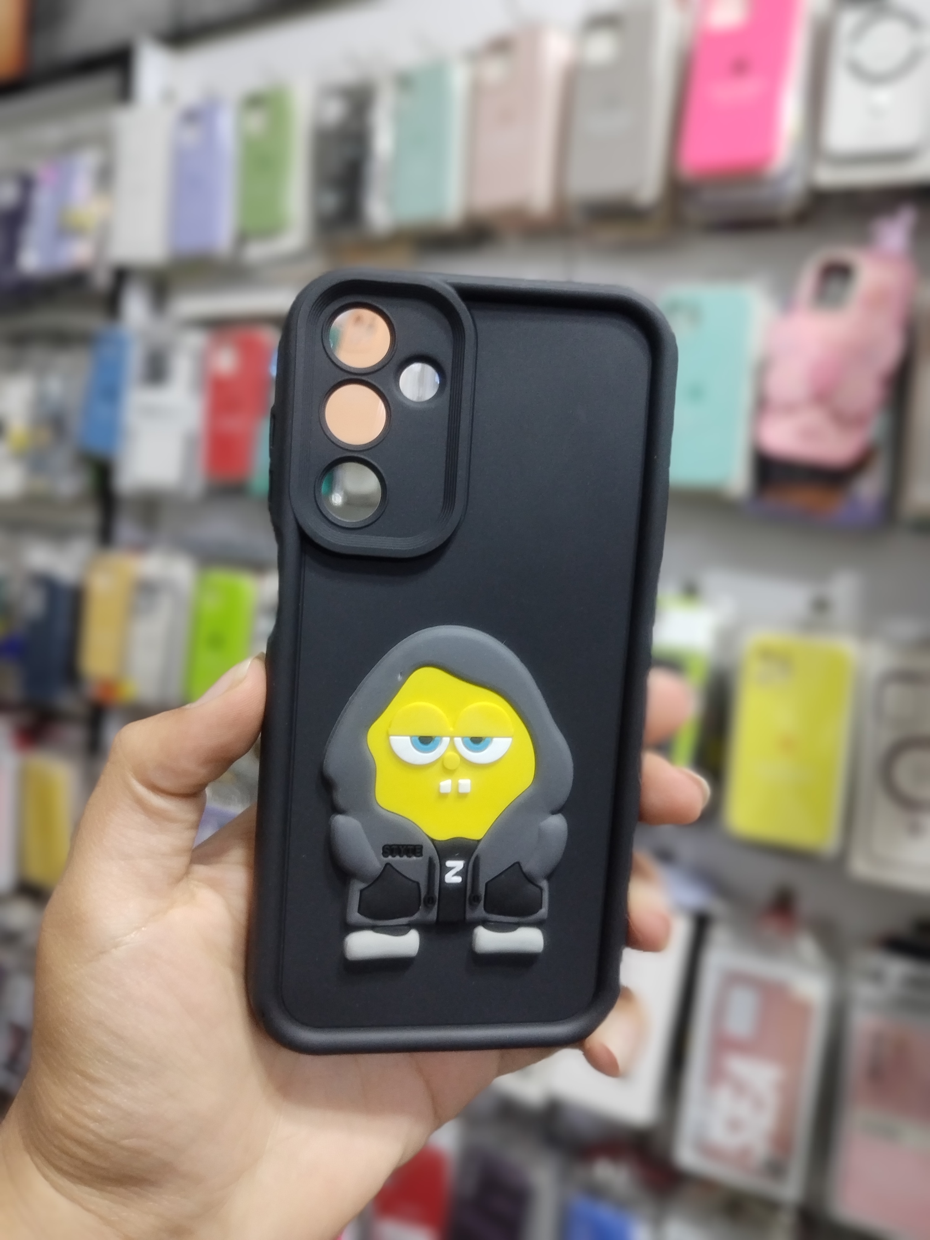 قاب گوشی Galaxy A25/A24/A15 سامسونگ طرح سیلیکونی عروسکی فانتزی برجسته طرح دار
