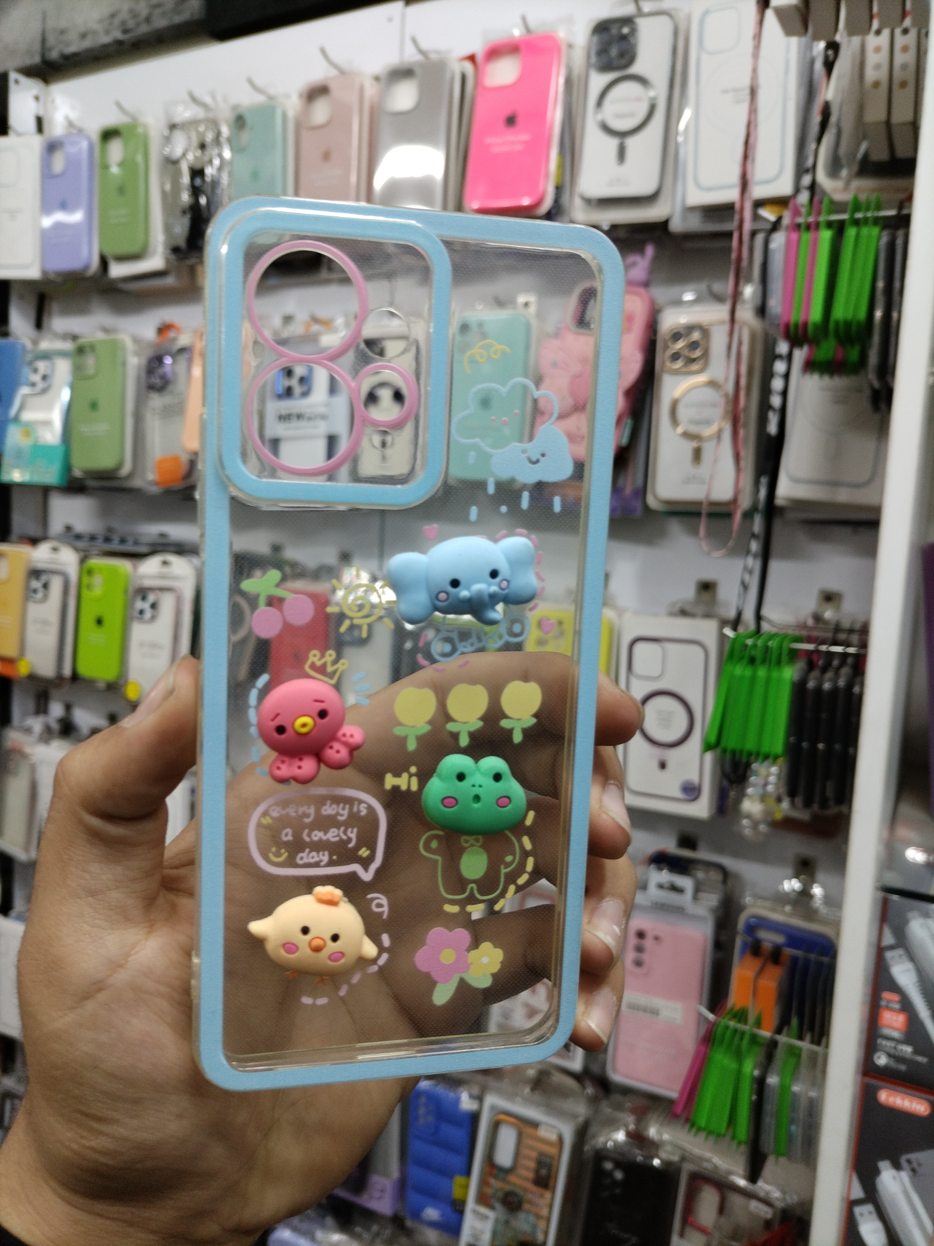 قاب گوشی شیائومی Redmi Note 12 طرح سیلیکونی عروسکی