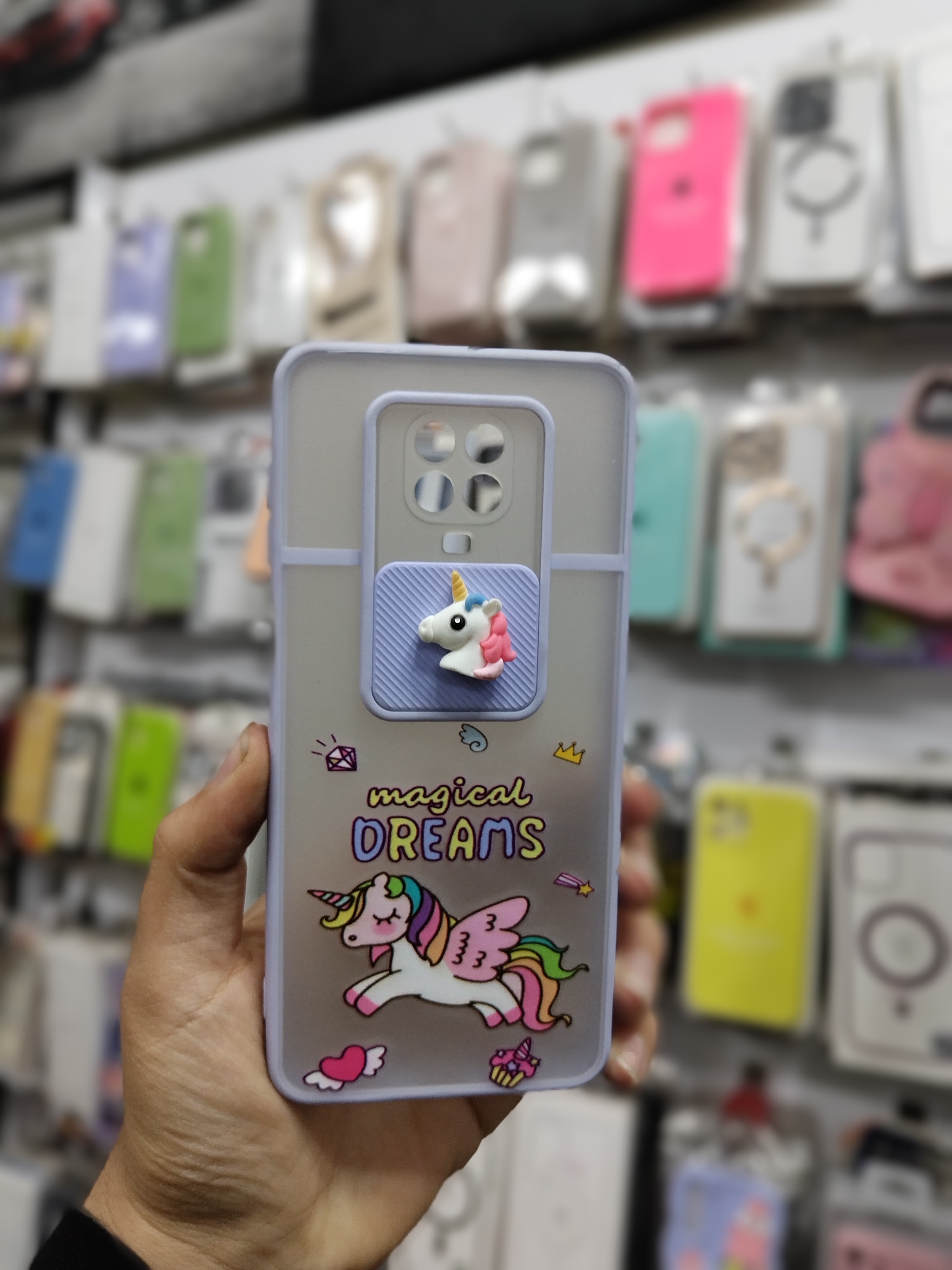 قاب Redmi note 9s و note 9 pro شیاومی نوت 9 اس کاور شیائومی نوت 9 پرو  طرح عروسکی برجسته
