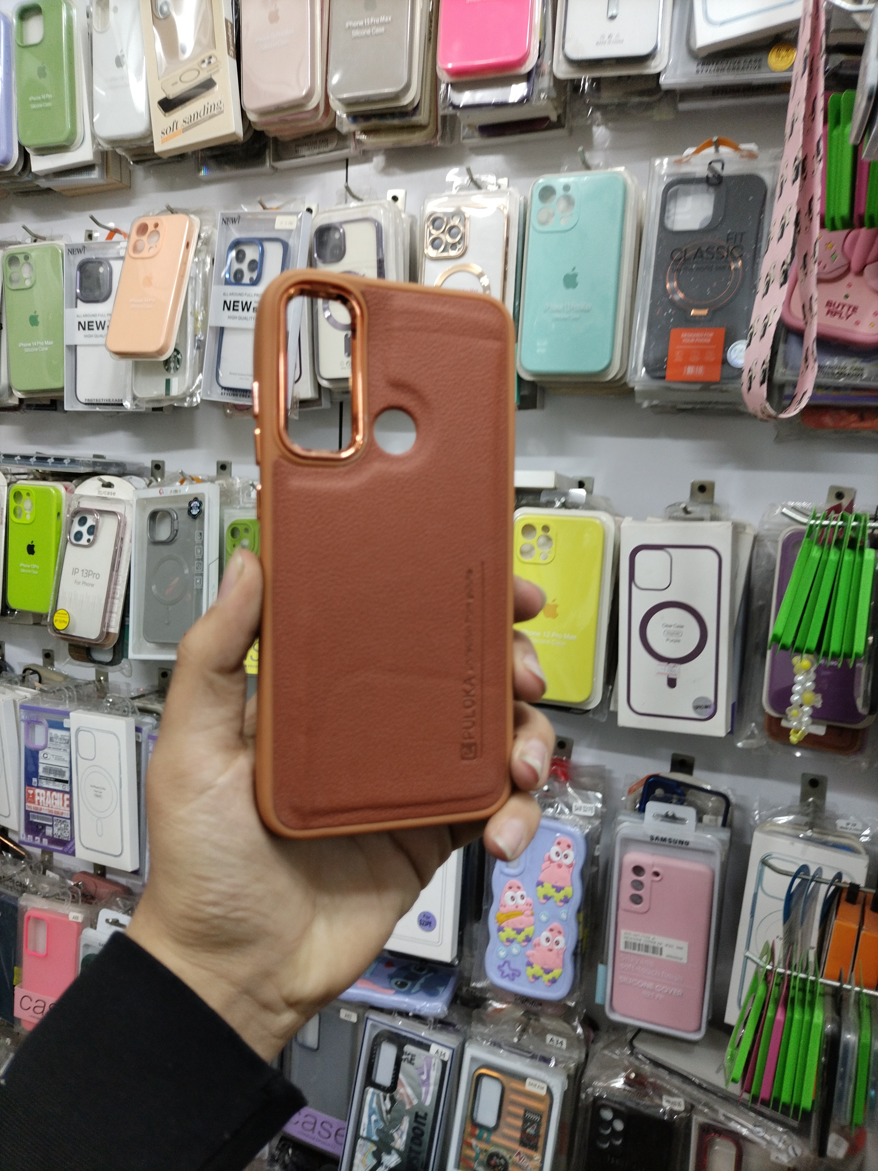 کاور چرمی شیائومی Redmi Note 8 برند اورجینال