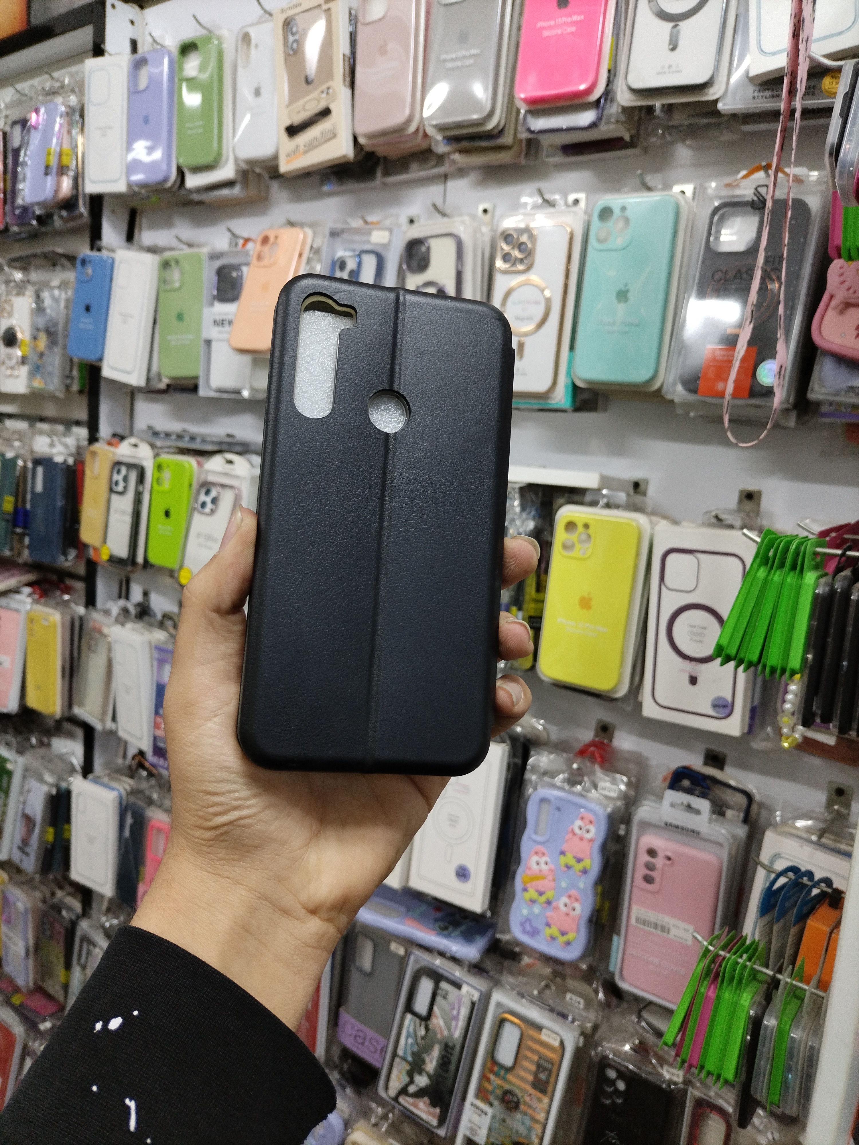 کاور چرمی مدل کیفی مناسب شیائومی Redmi Note 8
