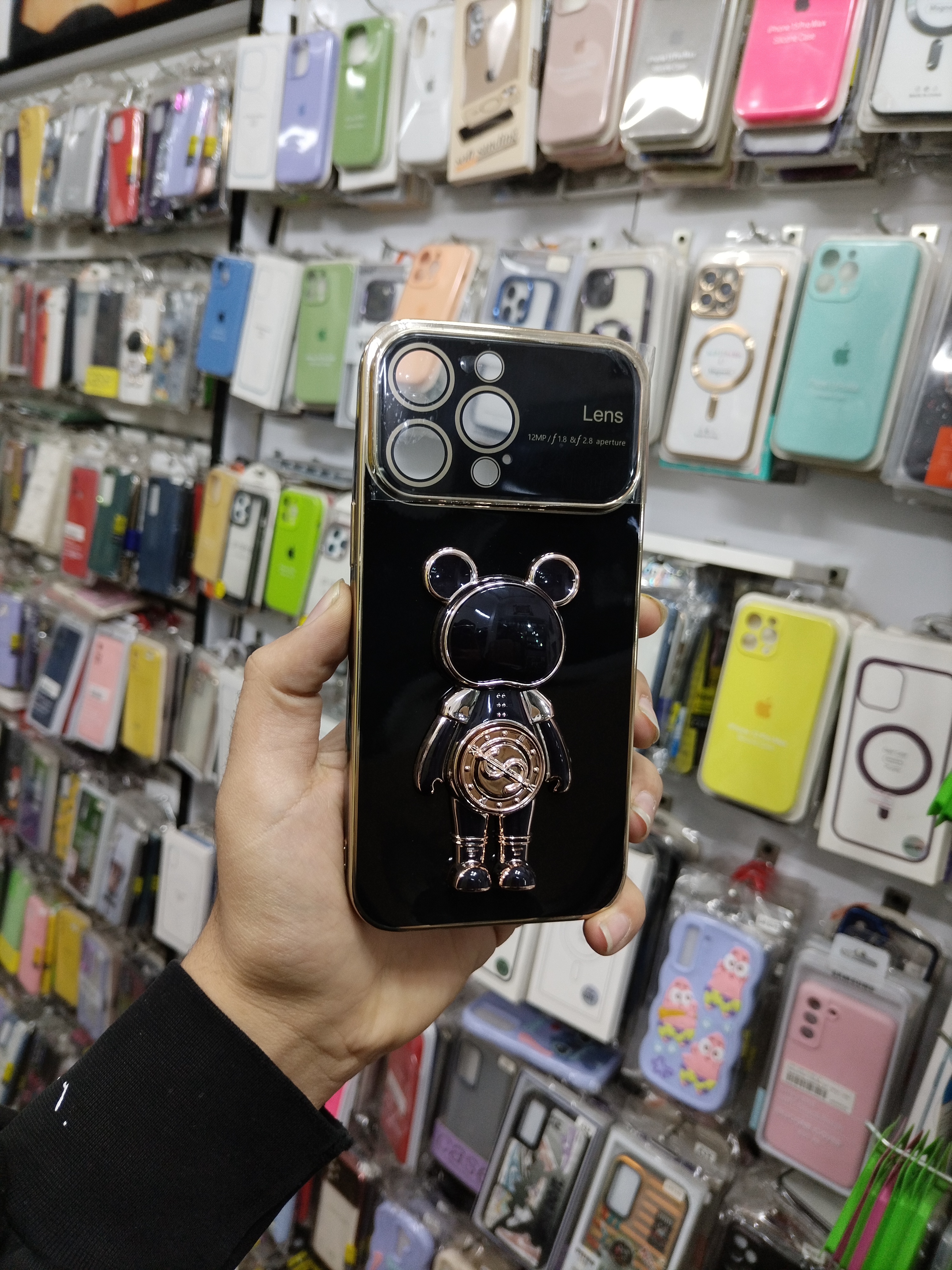 کاور Unique Case مناسب گوشی آیفون 14 پرومکس iPhone 14 promax شفاف دور رنگی مگ سیف Mag Safe رنگ محافظ لنز دار