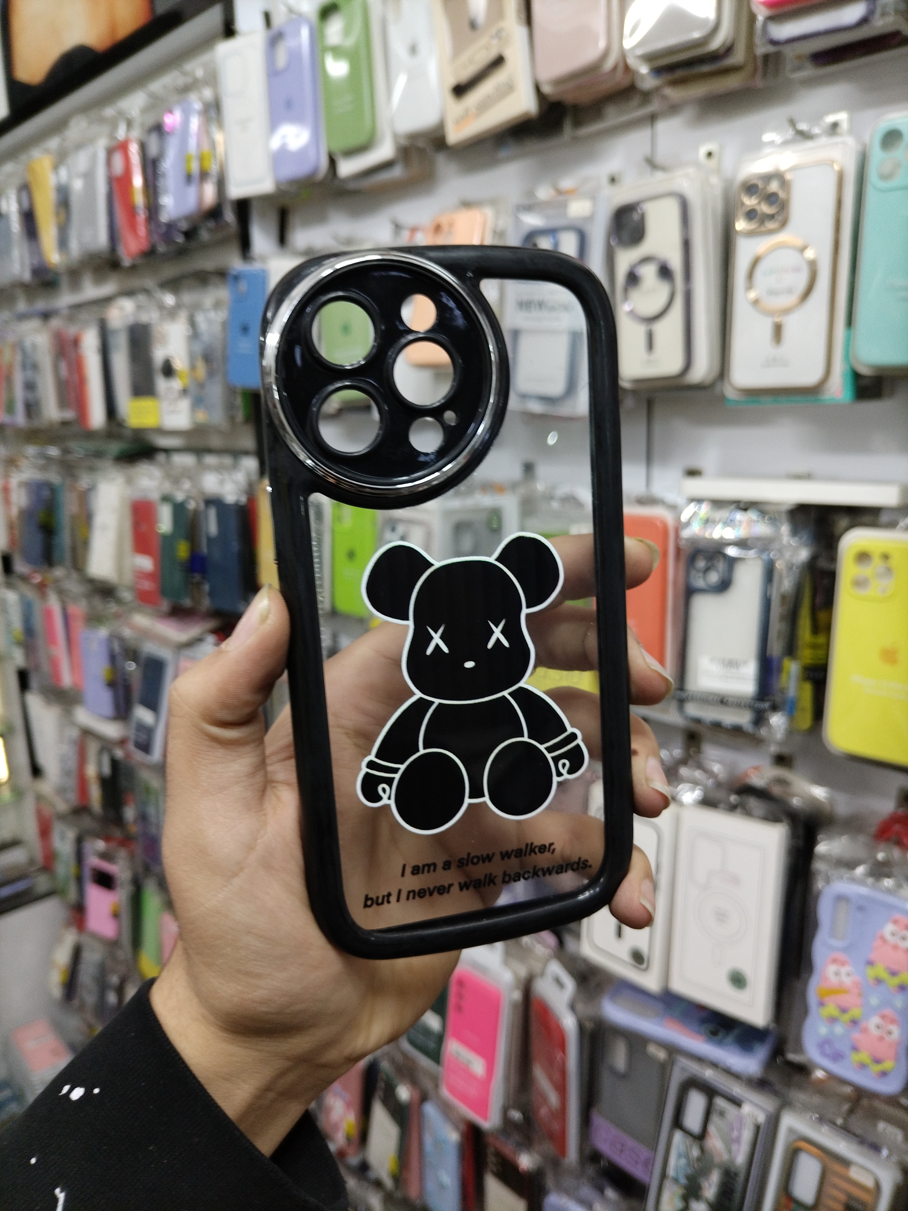 کاور Unique Case مناسب برای گوشی آیفون 14 پرومکس iPhone 14 promax طرح دار رنگ ثابت شفاف اورجینال