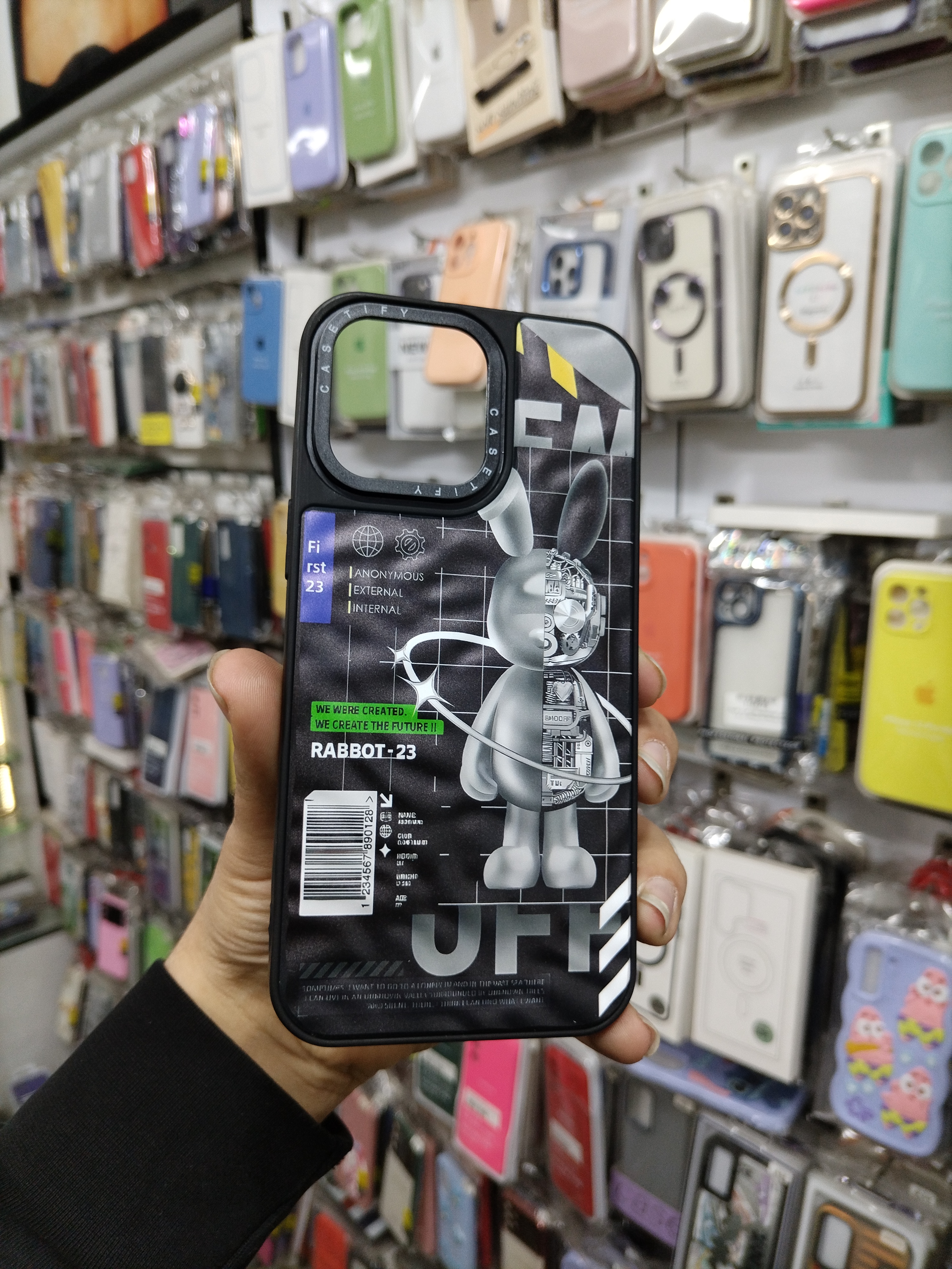 گارد آیفون 14PRO MAX اورجینال محکم رنگ ثابت