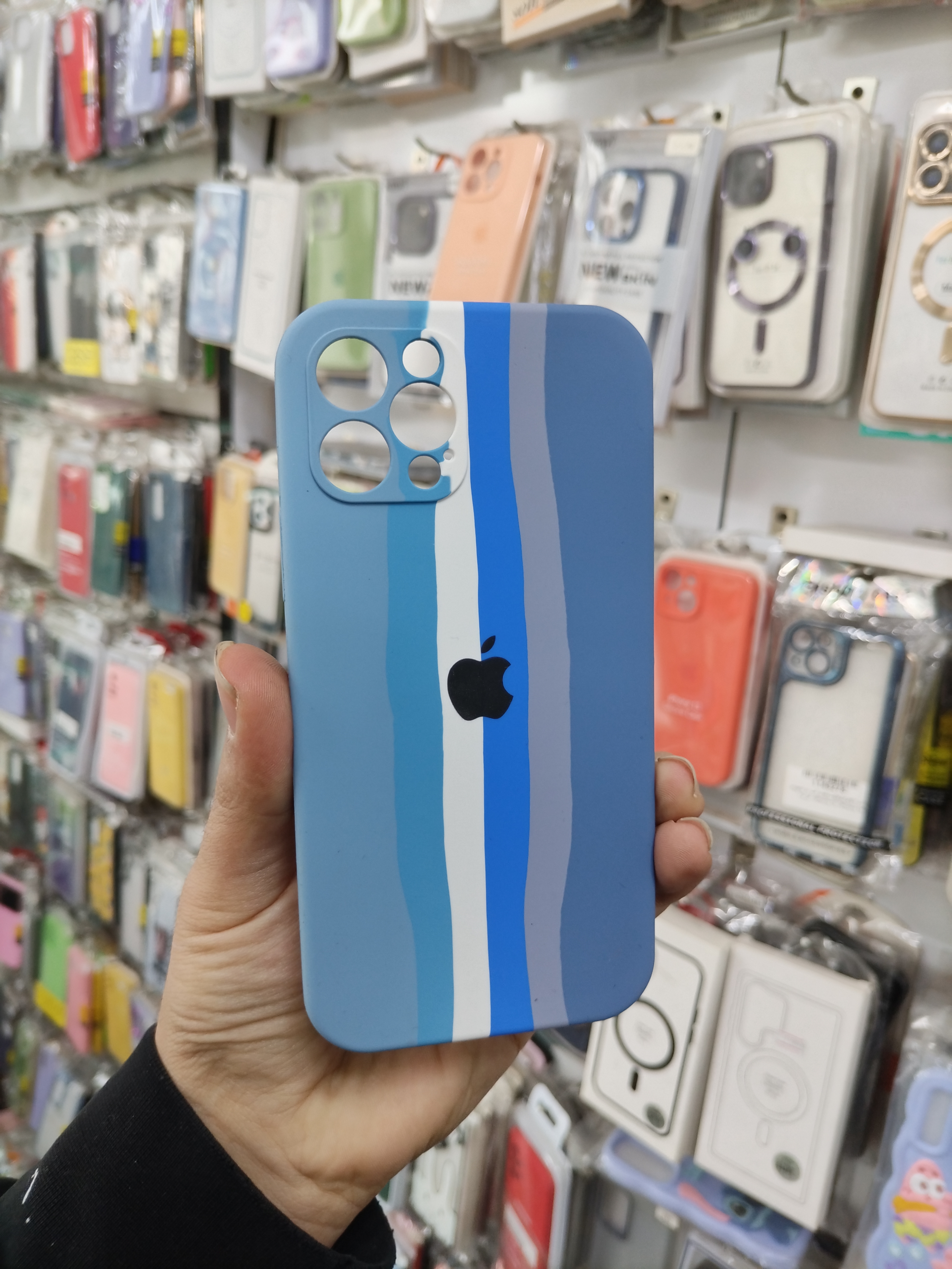 قاب گوشی iPhone 12 Pro آیفون سیلیکونی اورجینال پاکنی