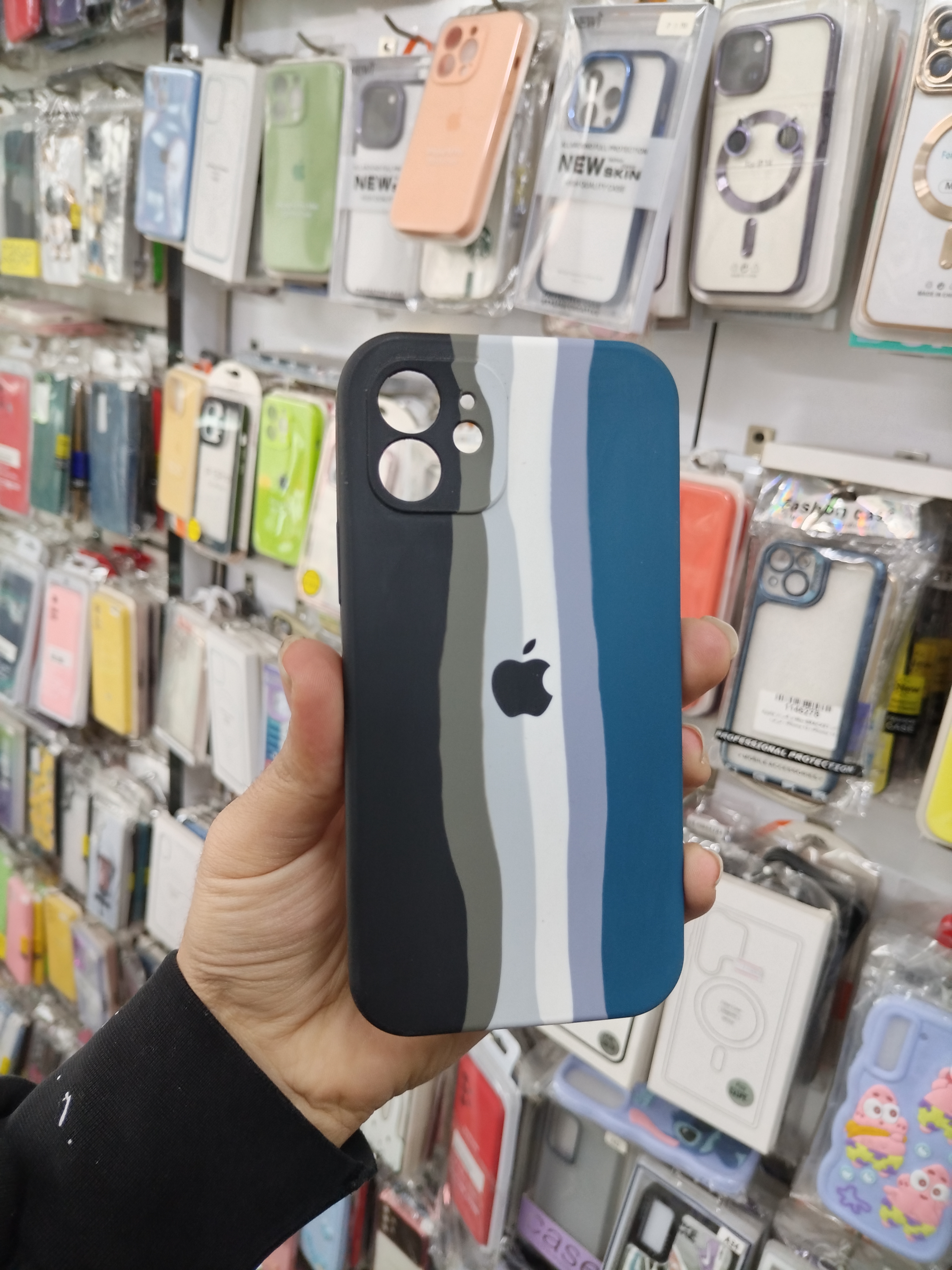 کاور گوشی موبایل آیفون 12 نرمال iPhone12 سیلیکونی اورجینال پاکنی