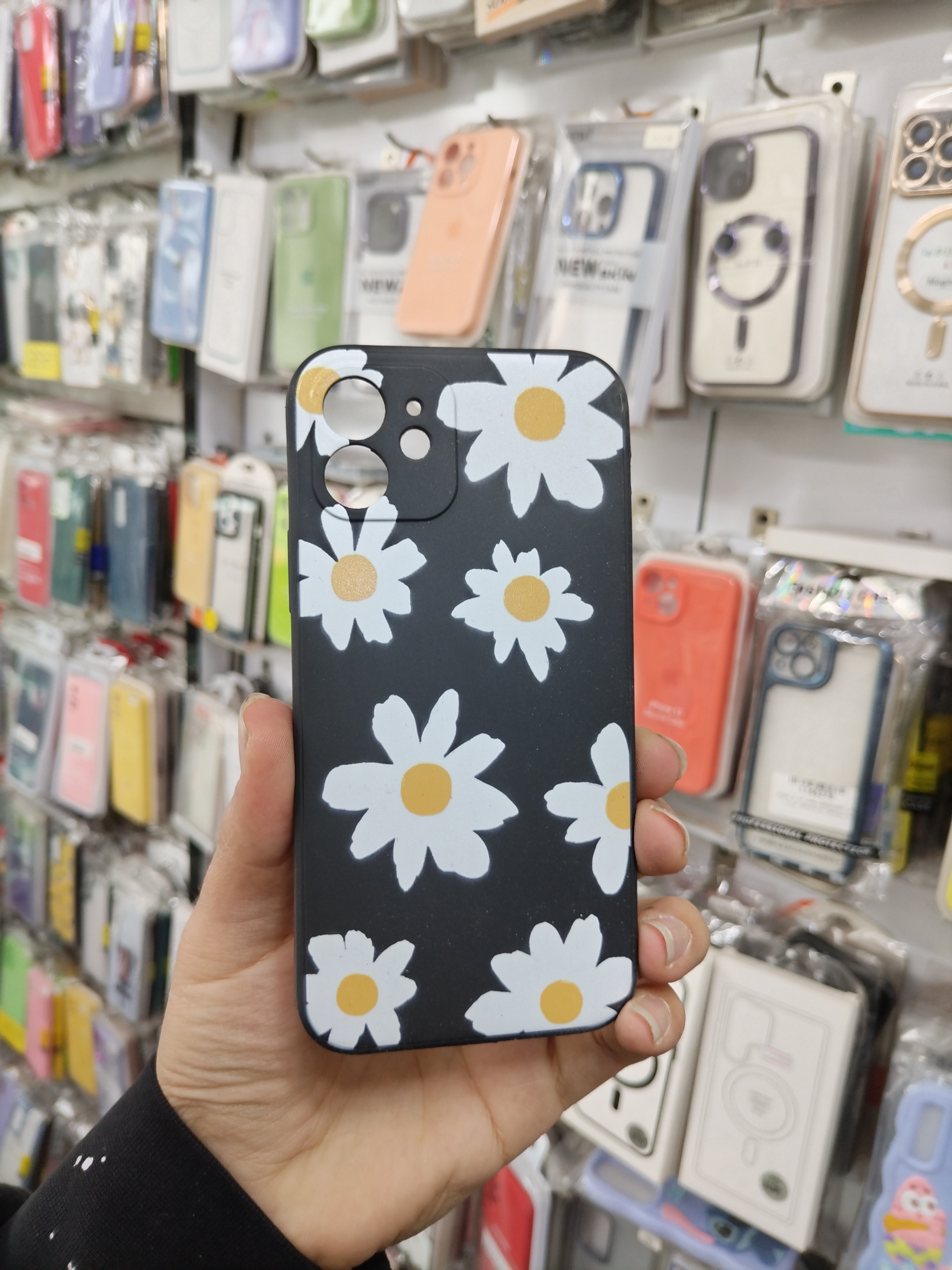 کاور گوشی موبایل آیفون 12 نرمال iPhone12 ژله ای طرح دار