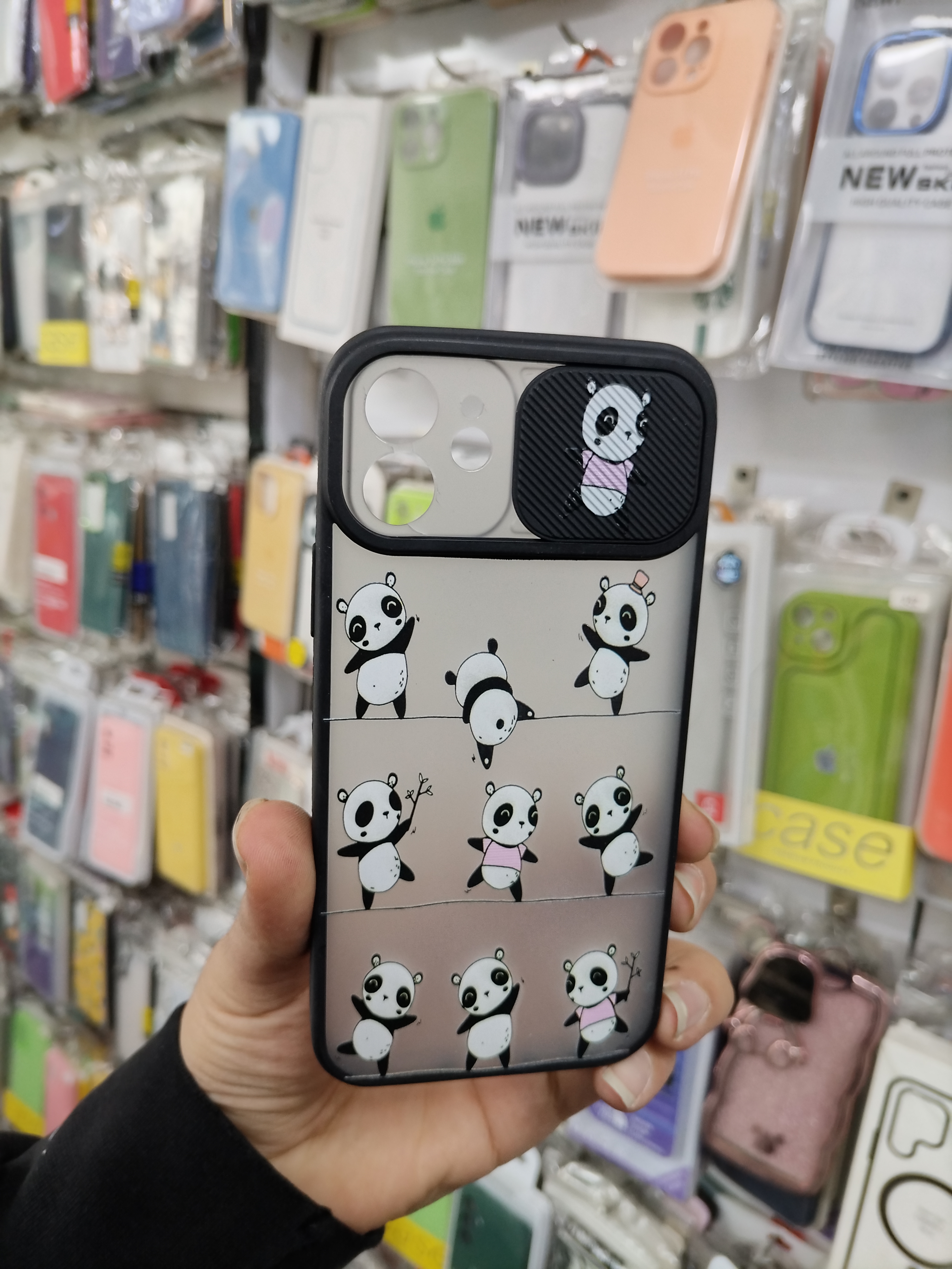 کاور گوشی موبایل آیفون 12 نرمال iPhone12 طرح دار محافظ لنز دار