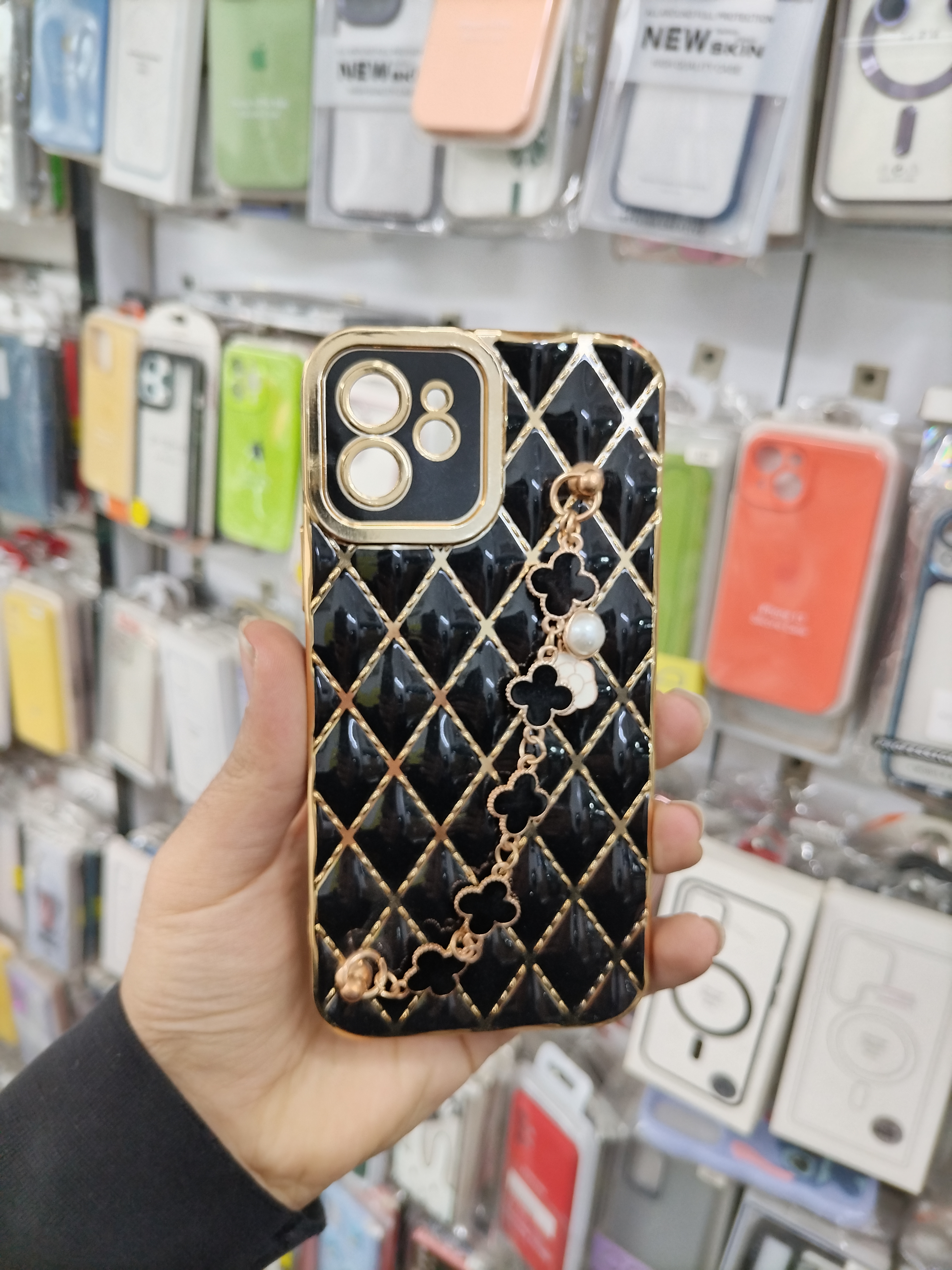 کاور گوشی موبایل آیفون 12 نرمال iPhone12 ژله ای طرح دار
