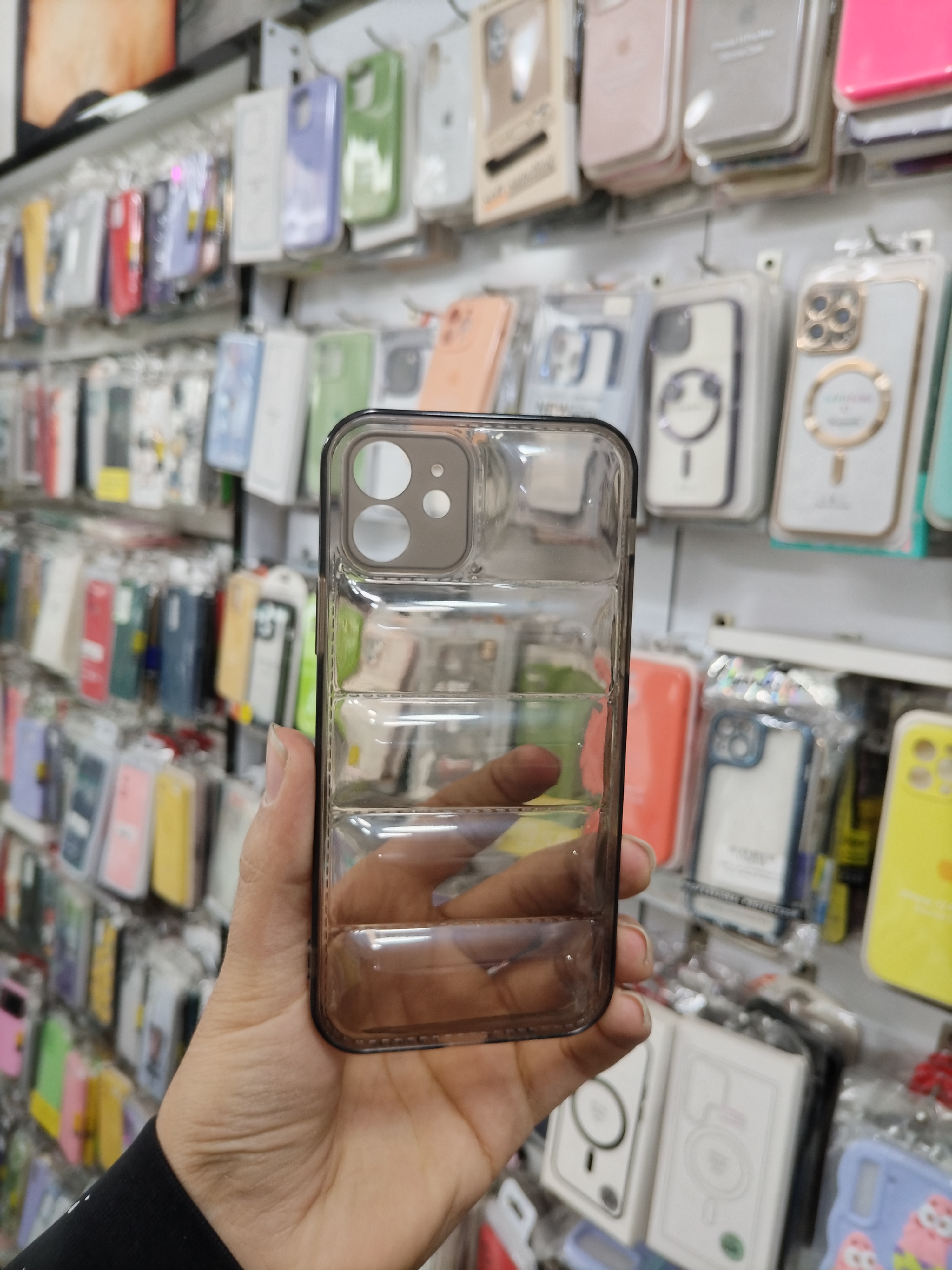 کاور گوشی موبایل آیفون 12 نرمال iPhone12 ژله ای پافری