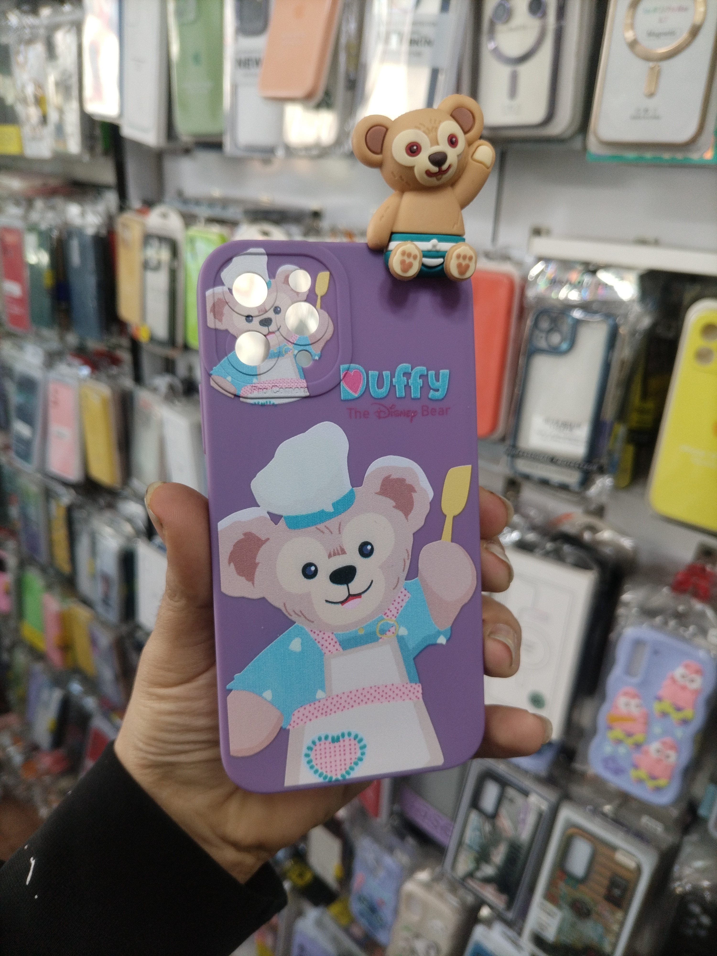 کاور طرح دار برای گوشی IPHONE 11 Pro مدل عروسکی