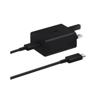 شارژر اصلی سامسونگ مدل EP-T4511 45W مناسب سامسونگ S25 fe سه پین همراه کابل اصل