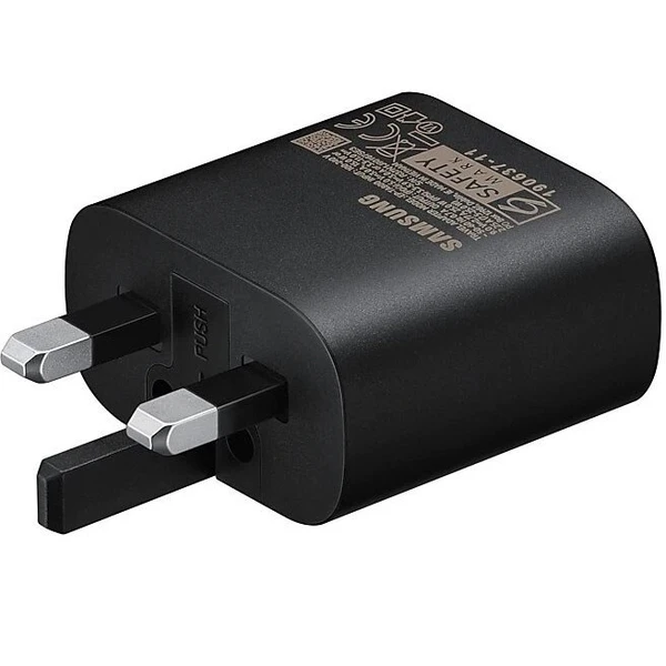 شارژر اصلی گوشی Galaxy A22 5G سامسونگ 25 وات Type-C سوپر فست شارژ سه پین