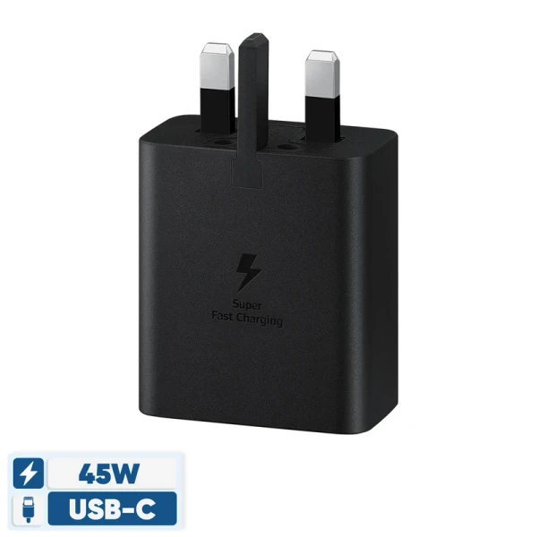 شارژر دیواری سامسونگ مدل EP-T4511 توان 45 وات - 3 پین + گارانتی