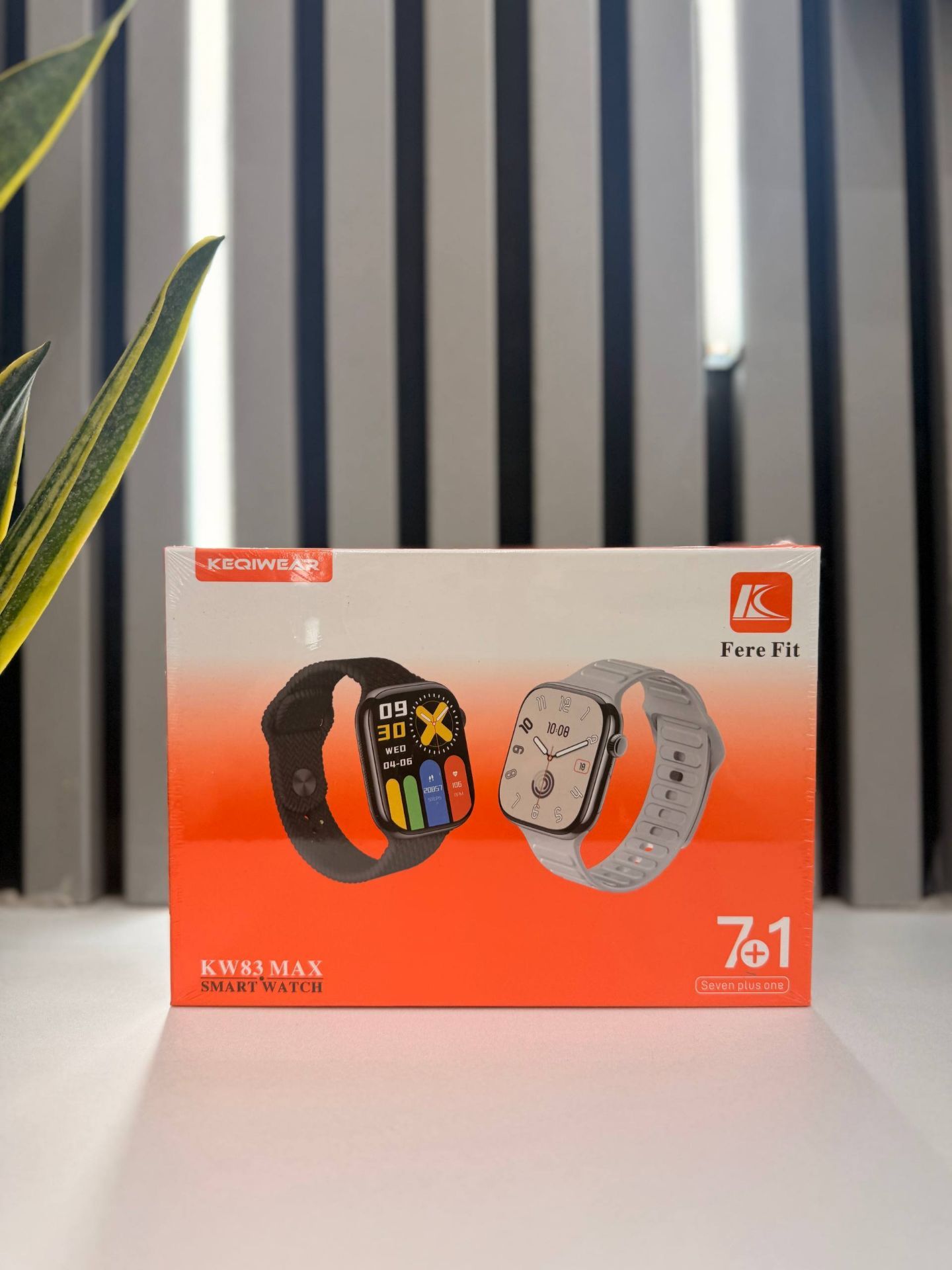 ساعت هوشمند KEQIWEAR مدل KW83 MAX با ۷ بند