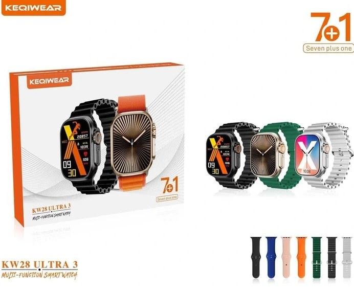 ساعت هوشمند مدل KW28 Ultra 3