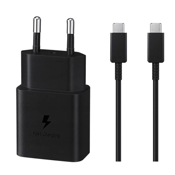 شارژر دیواری سامسونگ مدل EP-T1510 توان 15 وات همراه با کابل دو سر تایپ