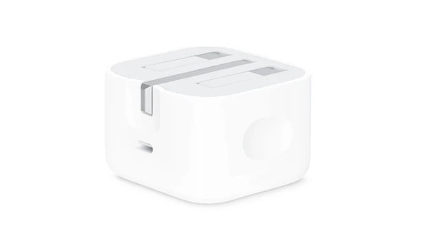 آداپتور 20 وات اصل آیفون+کابل لایتنینگ+تبدیل 3به2 چراغدار